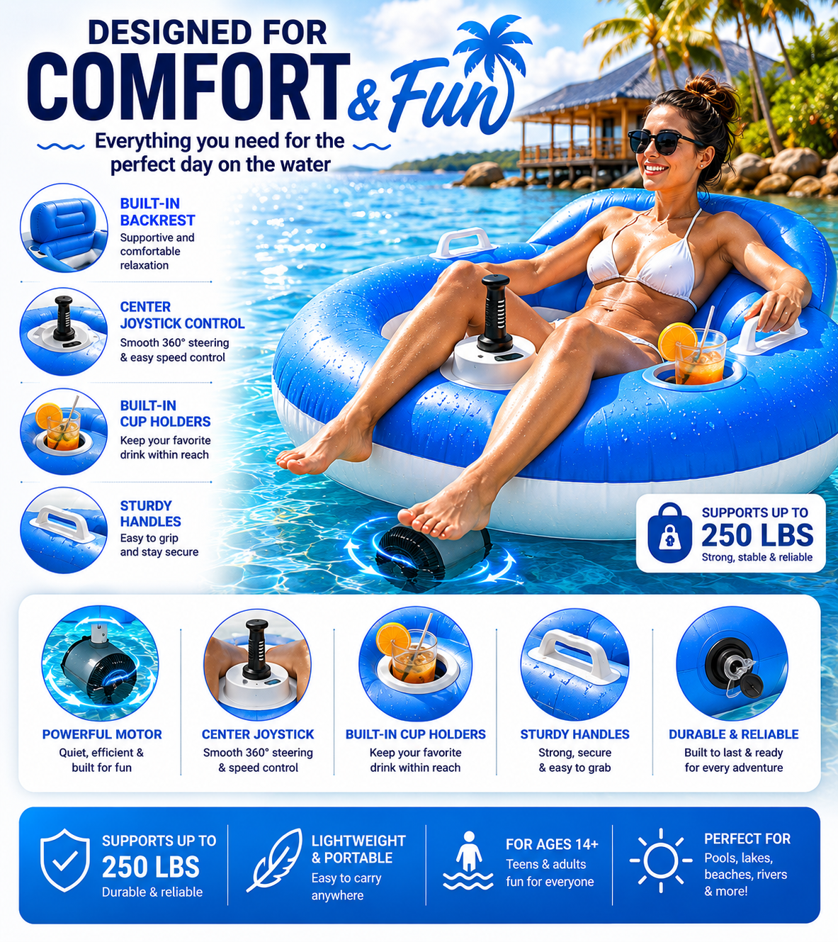 AquaCruze summer water float lifestyle